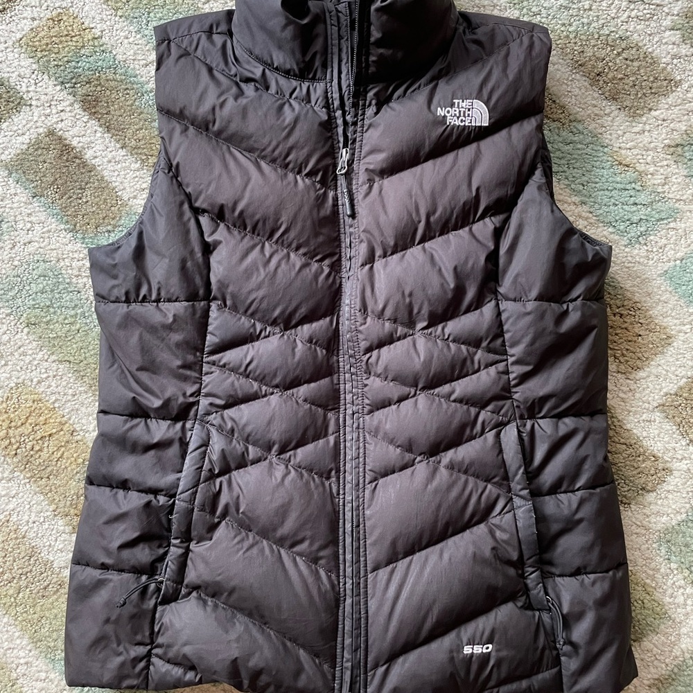 North Face Black Down Vest